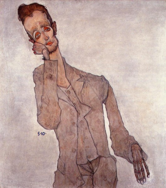 Egon Schiele Portrait of Karl Zakousek