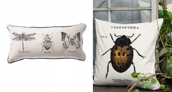 Insect decor Pillows