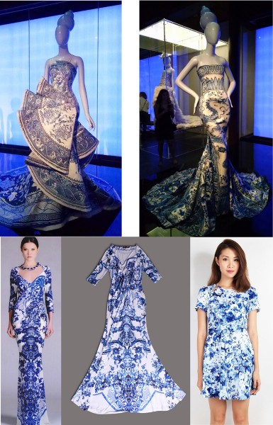 Blue Porcelain Dress MET China