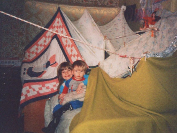 My Childhood bed tent