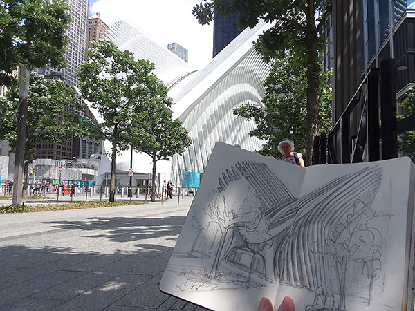 World Trade Center Westfield sketches