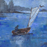 Watercolor Maritime sailboat artist