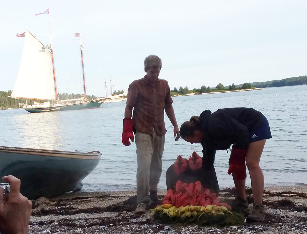 Lobster Bake Rockland Maine Russ Island 2