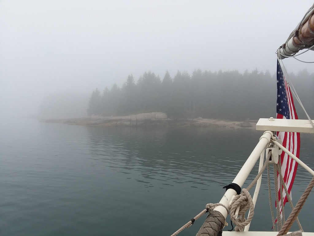 Maine Stephen Taber Russ Island Fog