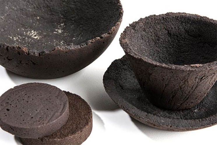 bowls made from coffee alternative, futures, trends, mindful, consumer, sustainability, culture, insights, innovation, manufacturing