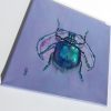 Cyclopeplus Lacordairei "Purple Bug" Wrapped Canvas Original Painting