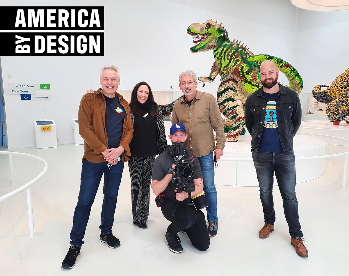 America by Design LEGO creativity art